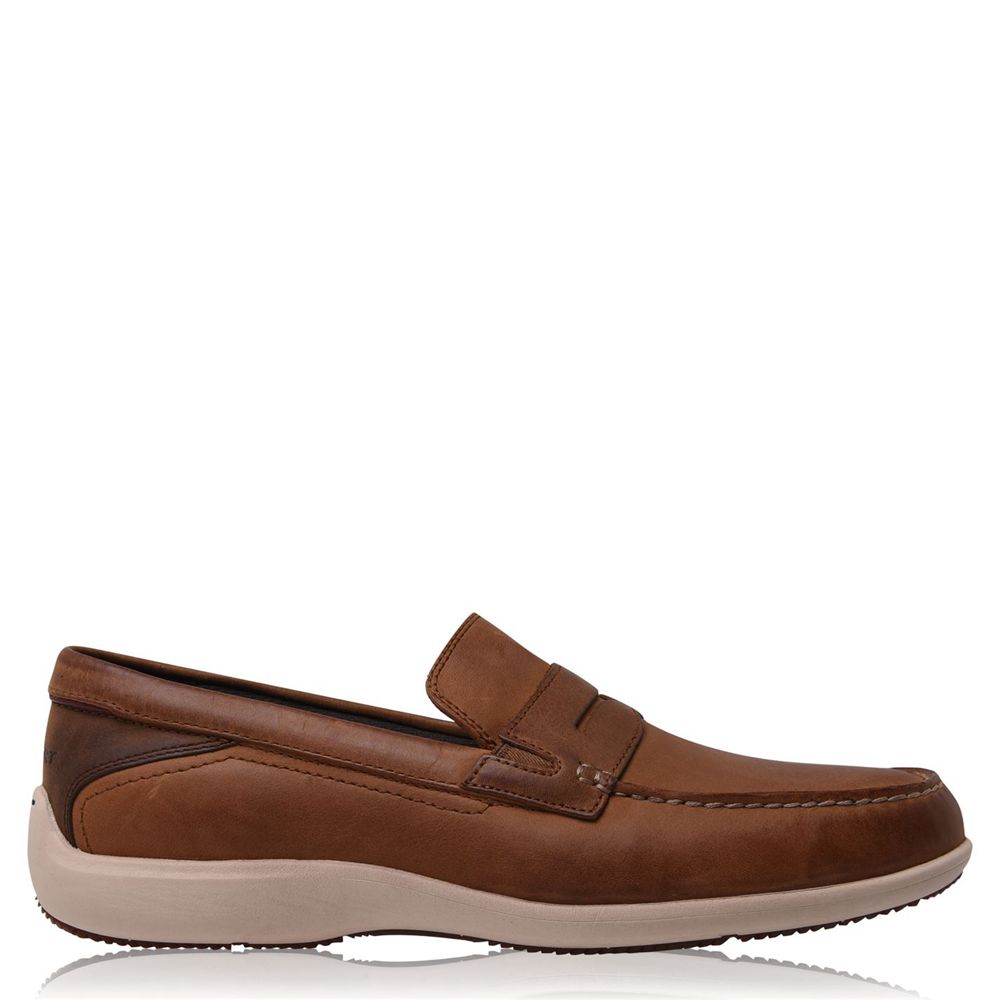 Mocassins Homem Rockport Aiden Chocolate,Portugal ZIRUC-7196